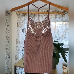 MUDD / Halter top / L / Light plum